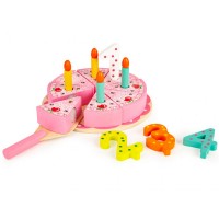 Tort de joaca pentru copii - Set de jucarie din lemn 